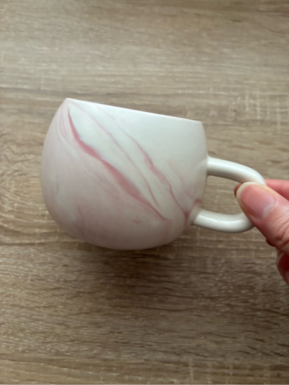 Pink & White Marbled Stoneware Mug 🤍💕🤍💕🤍💕